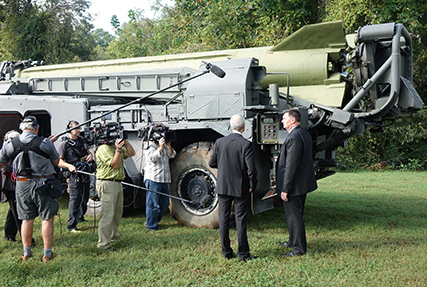 MSIC SCUD-B TEL filmed for segmrnt with CBS News “60 Minutes”